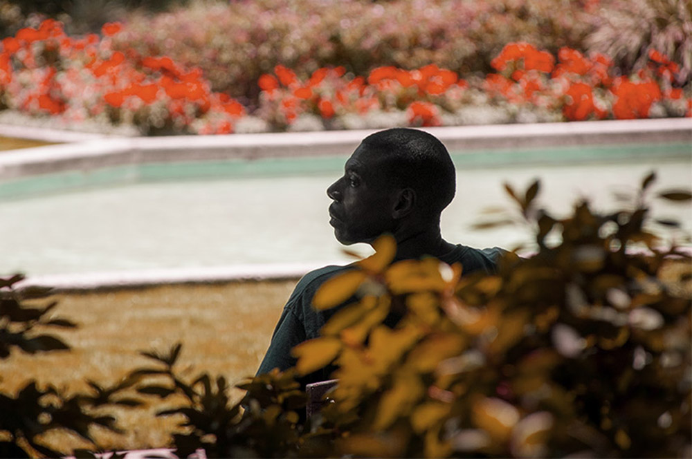 black dude in the park